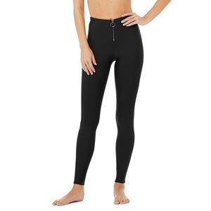 Alo Fast Leggings Zipper Detail